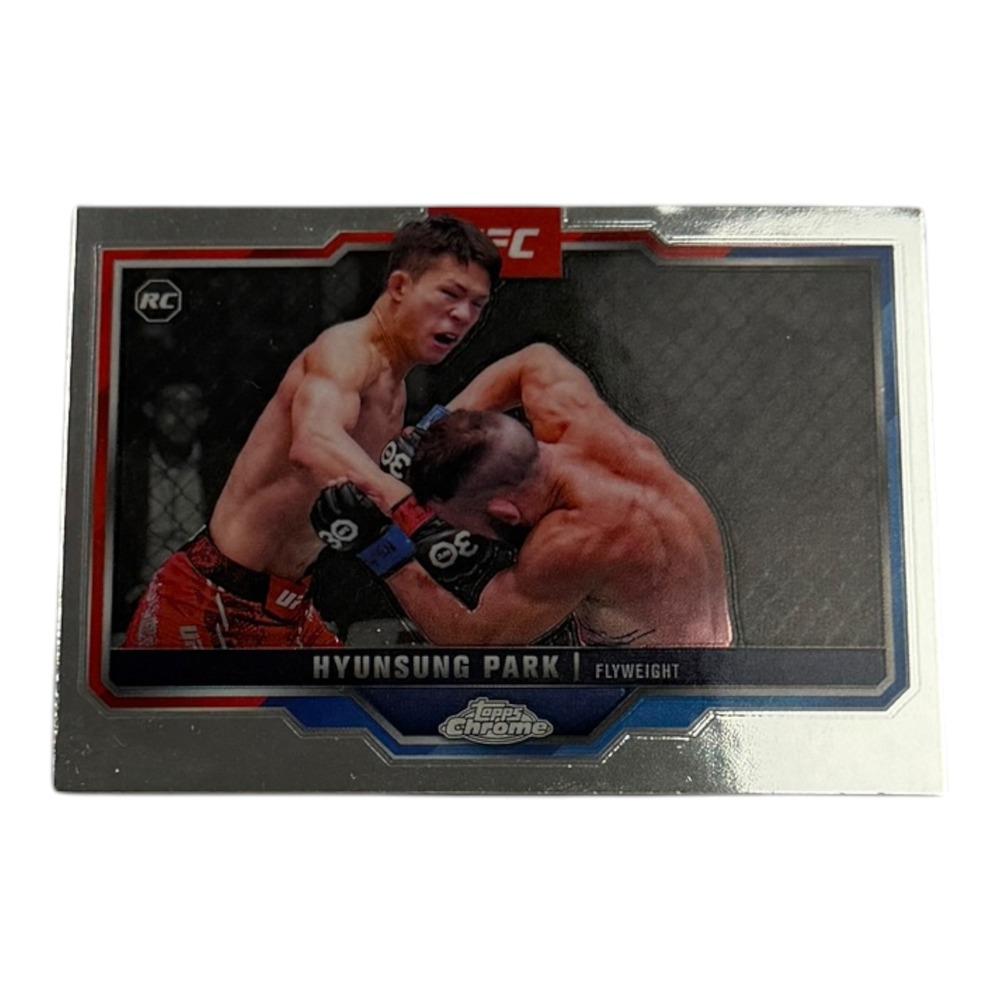 2024 Topps Chrome UFC Hyunsung Park RC Rookie‎ Card 169 Flyweight MMA